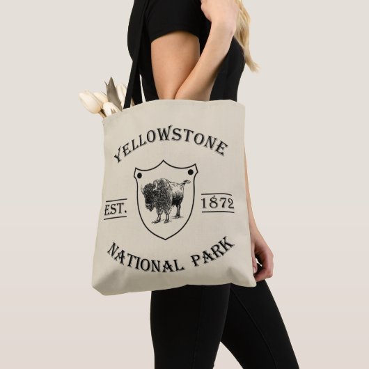 Nationaal park Yellowstone Tote Bag (Dichtbij)