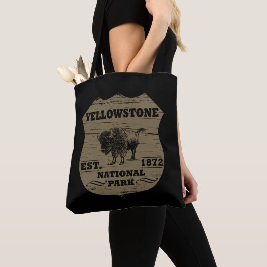 Nationaal park Yellowstone Tote Bag (Dichtbij)