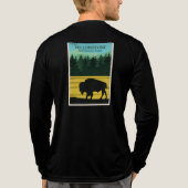 Nationaal Park Yellowstone Tri-Blend Shirt (Achterkant volledig)