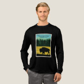 Nationaal Park Yellowstone Tri-Blend Shirt (Voorkant)