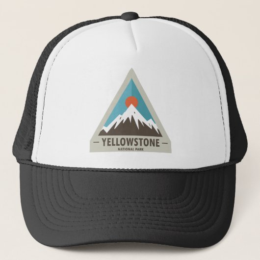 Nationaal Park Yellowstone Trucker Pet (Voorkant)
