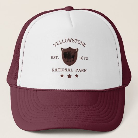 Nationaal park Yellowstone Trucker Pet (Voorkant)