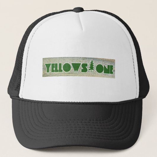 Nationaal Park Yellowstone Trucker Pet (Voorkant)