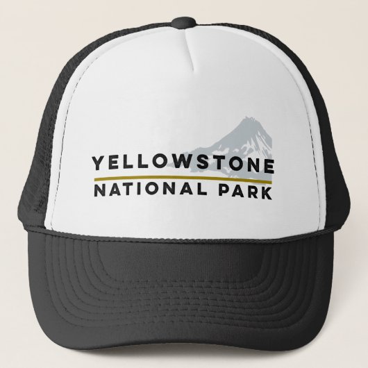 Nationaal Park Yellowstone Trucker Pet (Voorkant)