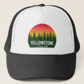 Nationaal Park Yellowstone Trucker Pet (Voorkant)