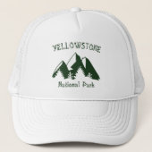 Nationaal Park Yellowstone Trucker Pet (Voorkant)