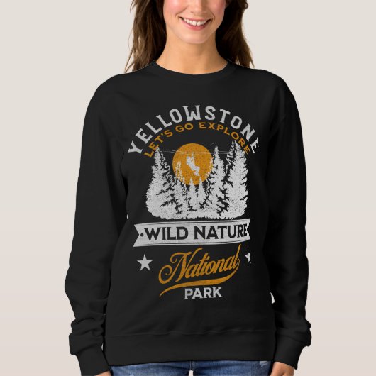 Nationaal Park Yellowstone Trui (Voorkant)