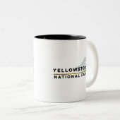 Nationaal Park Yellowstone Tweekleurige Koffiemok (Voorkant rechts)