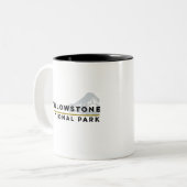 Nationaal Park Yellowstone Tweekleurige Koffiemok (Voorkant links)