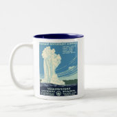 Nationaal Park Yellowstone Tweekleurige Koffiemok (Links)