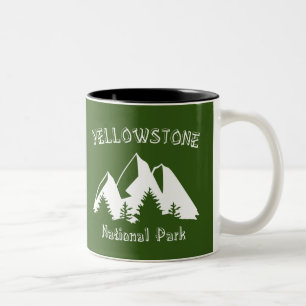 Nationaal Park Yellowstone Tweekleurige Koffiemok