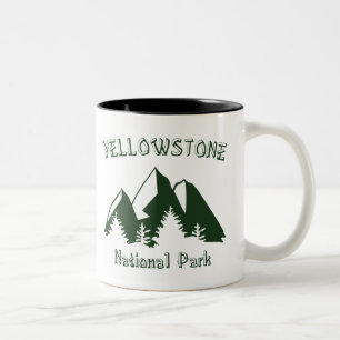 Nationaal Park Yellowstone Tweekleurige Koffiemok