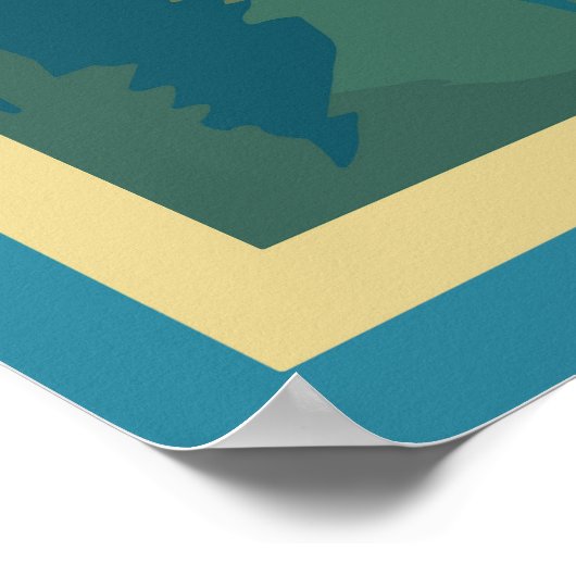 Nationaal park Yellowstone, Verenigde Staten, Reiz Poster (Hoek)