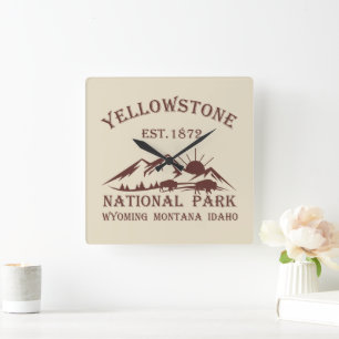 Nationaal park Yellowstone Vierkante Klok