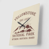 Nationaal park Yellowstone Vierkante Klok (Hoek)