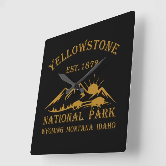 Nationaal park Yellowstone Vierkante Klok (Hoek)