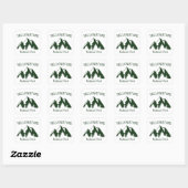 Nationaal Park Yellowstone Vierkante Sticker (Vel)