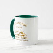 Nationaal park Yellowstone vintage Mok (Voorkant links)