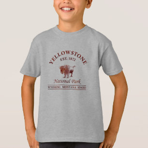 Nationaal park Yellowstone vintage T-shirt