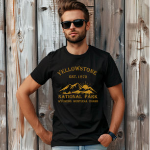 Nationaal park Yellowstone vintage T-shirt