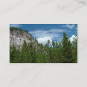 Nationaal Park Yellowstone Visitekaartje (Achterkant)