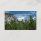 Nationaal Park Yellowstone Visitekaartje (Achterkant)