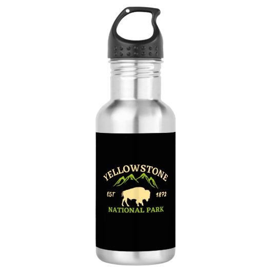 Nationaal Park Yellowstone Waterfles (Voorkant)