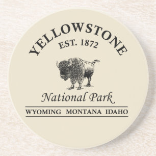 Nationaal park Yellowstone Zandsteen Onderzetter