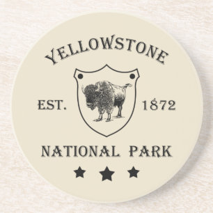 Nationaal park Yellowstone Zandsteen Onderzetter