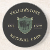 Nationaal park Yellowstone Zandsteen Onderzetter (Voorkant)