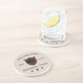 Nationaal park Yellowstone Zandsteen Onderzetter (Zijkant)