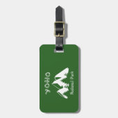 Nationaal park Yoho Bagagelabel (Voorkant verticaal)