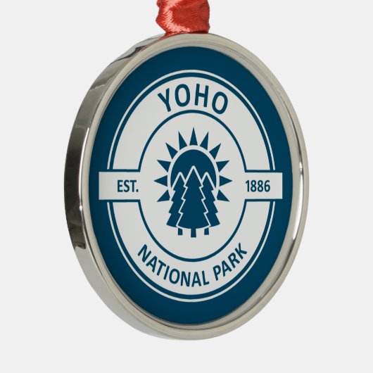 Nationaal park Yoho Metalen Ornament (Rechts)