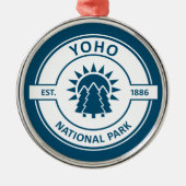 Nationaal park Yoho Metalen Ornament (Voorkant)