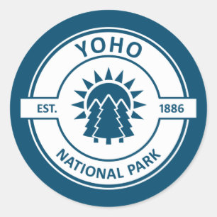 Nationaal park Yoho Ronde Sticker