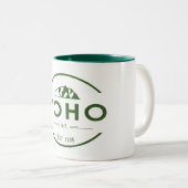 Nationaal park Yoho Tweekleurige Koffiemok (Voorkant rechts)