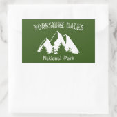 Nationaal Park Yorkshire Dales Rechthoekige Sticker (Tas)