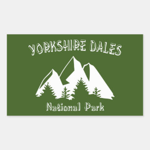 Nationaal Park Yorkshire Dales Rechthoekige Sticker