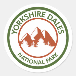 Nationaal Park Yorkshire Dales Ronde Sticker