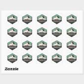 Nationaal Park Yorkshire Dales Vierkante Sticker (Vel)
