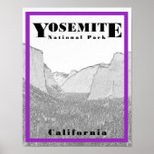 Nationaal park Yosemite - 11 x 14 Poster (Voorkant)