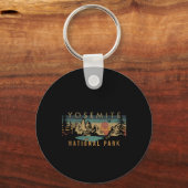 Nationaal park Yosemite 1 Sleutelhanger (Voorkant)