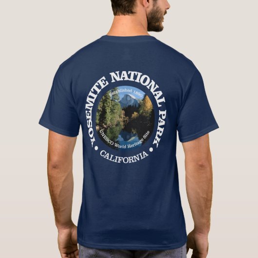 Nationaal park Yosemite 2 T-shirt (Achterkant)