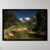 Nationaal park Yosemite & Afbeelding van Half Dome Poster (Voorkant)