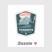 Nationaal park Yosemite | Afgesneden Sticker (Vel)