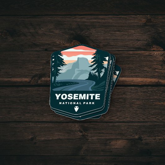 Nationaal park Yosemite | Afgesneden Sticker