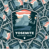 Nationaal park Yosemite | Afgesneden Sticker