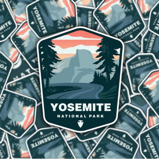 Nationaal park Yosemite | Afgesneden Sticker