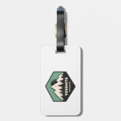 Nationaal park Yosemite Bagagelabel (Achterkant verticaal)