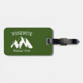 Nationaal park Yosemite Bagagelabel (Achterkant horizontaal)